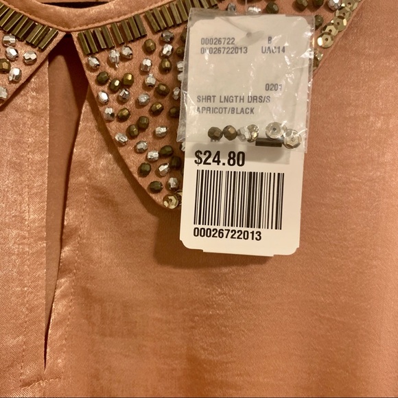 NWT Halter Bodycon Midi Dress w/ Beaded Collar - Picture 9 of 9